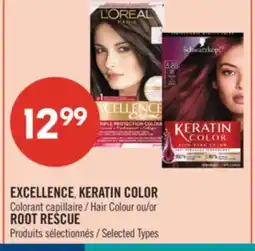 Pharmaprix EXCELLENCE, KERATIN COLOR Hair Colour or ROOT RESCUE offer