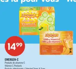 Pharmaprix EMERGEN-C vitamin C products offer