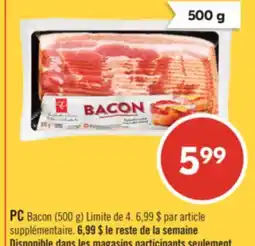 Pharmaprix PC Bacon offer