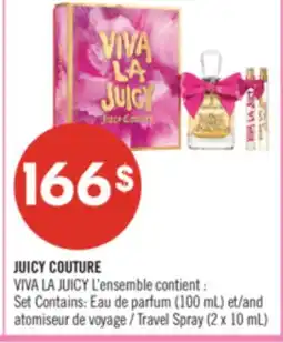 Pharmaprix JUICY COUTURE VIVA LA JUICY eau de parfum (100 mL) travel spray (2 x 10 mL) offer