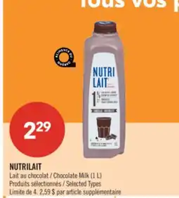 Pharmaprix NUTRILAIT Chocolate Milk offer