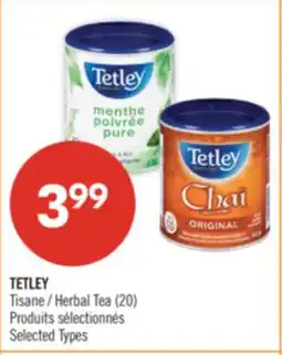 Pharmaprix TETLEY Herbal Tea offer