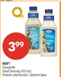 Pharmaprix KRAFT Vinaigrette Salad Dressing offer