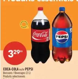 Pharmaprix COCA-COLA or PEPSI Beverages offer