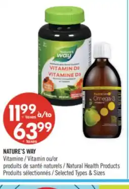 Pharmaprix NATURE'S WAY Vitamin or Natural Health Products offer