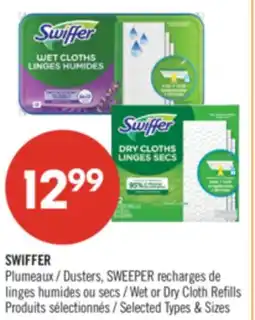 Pharmaprix SWIFFER Dusters, SWEEPER Wet or Dry Cloth Refills offer