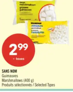 Pharmaprix NO NAME Guimauves Marshmallows (400 g) offer