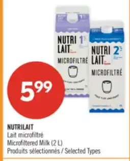 Pharmaprix NUTRILAIT Microfiltered Milk offer
