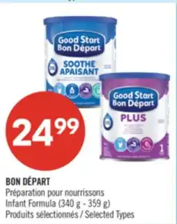 Pharmaprix BON DÉPART Infant Formula offer