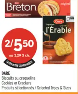 Pharmaprix DARE Cookies or Crackers offer