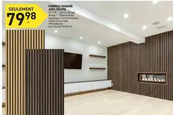 Matério PANNEAU RAINURÉ AVEC FEUTRE offer