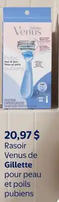 Walmart Rasoir Venus de Gillette pour peau et poils pubiens offer