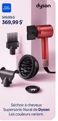 Walmart Séchoir à cheveux Supersonic Nural de Dyson Les couleurs varient offer