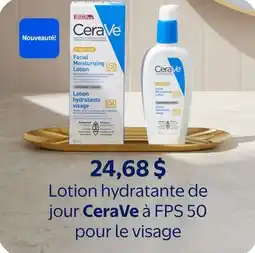 Walmart Lotion hydratante de hou CeraVe à FPS 50 pour le visage offer