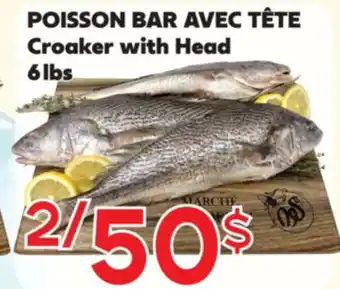 Marche Salaberry POISSON BAR AVEC TÊTE offer