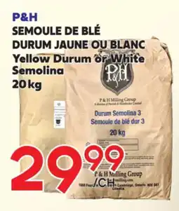 Marche Salaberry P&H SEMOULE DE BLÉ DURUM JAUNE OU BLANC offer