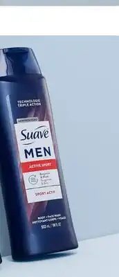 Walmart Nettoyant corporel Hydratant 3 en 1 ou Sport actif de Suave MEN offer