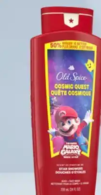 Walmart Nettoyant pour le corps ou déodorant Old Spice Quête cosmique édition Super Mario Galaxy, le film offer