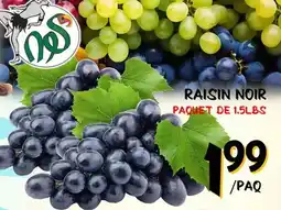 Marche Salaberry RAISIN NOIR offer