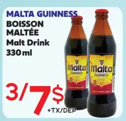 Marche Salaberry MALTA GUINNESS BOISSON MALTÉE offer