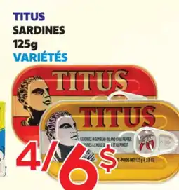 Marche Salaberry TITUS SARDINES offer