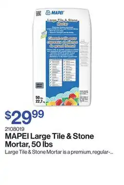 Patrick Morin Large Tile & Stone Mortar, 50 lbs offer