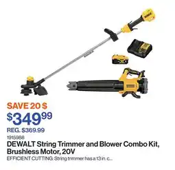 Patrick Morin String Trimmer and Blower Combo Kit, Brushless Motor, 20V offer
