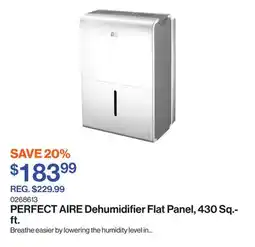 Patrick Morin Dehumidifier Flat Panel, 430 Sq.-ft offer