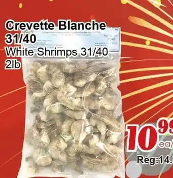 Marche C&T White Shrimps 31/40 offer