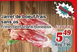 Marche C&T Jarret de boeuf frais sans os offer