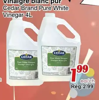 Marche C&T Cedar Brand Pure White Vinegar offer