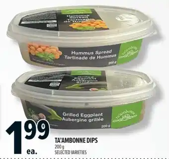 Metro Ta'ambonne dips offer