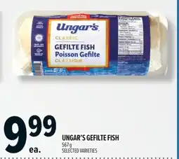 Metro Ungar's gefilte fish offer