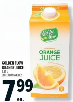 Metro Golden flow orange juice offer