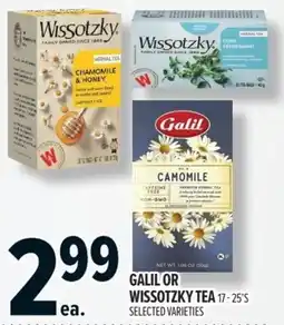 Metro Galil or wissotzky tea offer