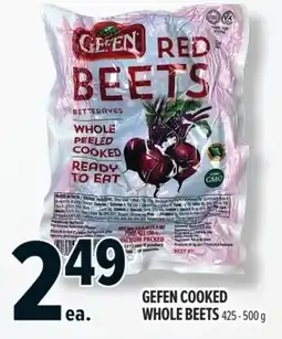 Metro Gefen cooked whole beets offer