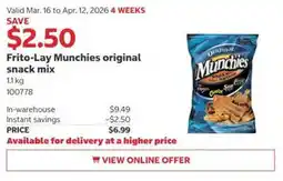 Costco Frito-Lay Munchies original snack mix offer
