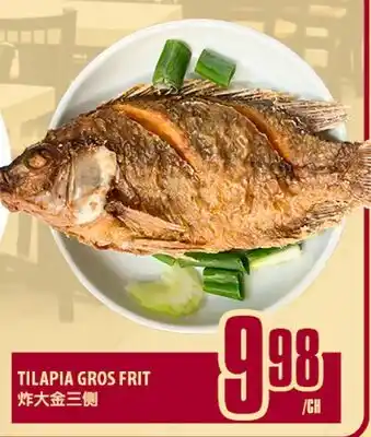 Marché Lian Tai TILAPIA GROS FRIT offer