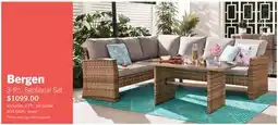 The Brick Bergen 3-Pc. Sectional Set offer