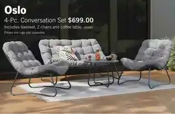 The Brick Oslo 4-Pc. Conversation Set offer