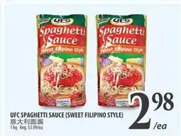 Al Premium Food Mart UFC SPAGHETTI SAUCE (SWEET FILIPINO STYLE) offer