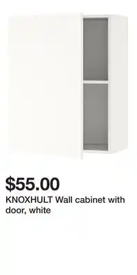 IKEA KNOXHULT Wall cabinet with door, white offer