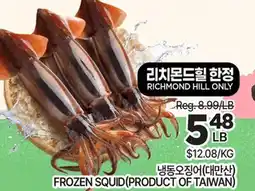 H-Mart FROZEN SQUID offer