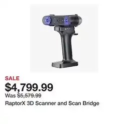TSC Stores RaptorX 3D Scanner and Scan Bridge offer