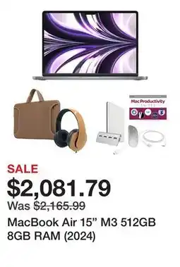 TSC Stores MacBook Air 15 M3 512GB 8GB RAM (2024) offer