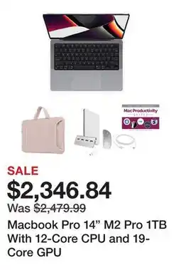 TSC Stores Macbook Pro 14 M2 Pro 1TB With 12-Core CPU and 19-Core GPU offer