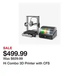 TSC Stores Hi Combo 3D Printer with CFS offer