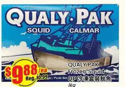 Btrust Supermarket QUALY PAK Frozen Squid offer