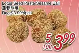 Foody Mart Lotus Seed Paste Sesame Ball offer