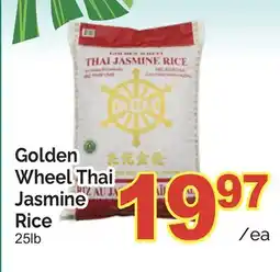T&T Supermarket GOLDEN WHEEL THAI JASMINE RICE, 25lb offer